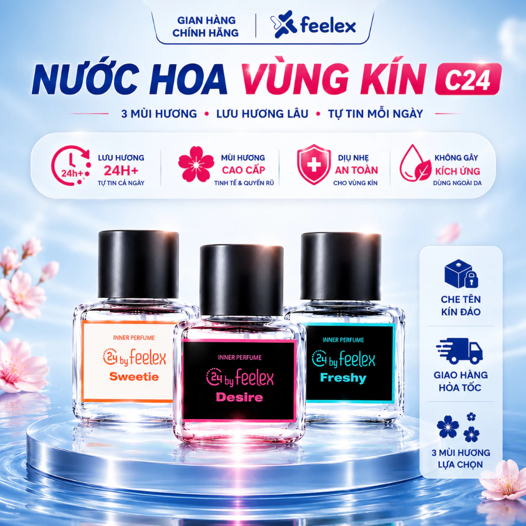 Nước hoa vùng kín C24 by Feelex 5ml