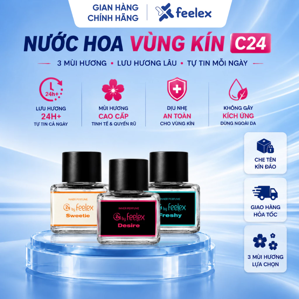 Nước hoa vùng kín C24 by Feelex dung tích 5ml