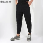 GIORDANO Quần Lửng Linen Nam 01125202 — ảnh 3