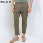 GIORDANO Quần Lửng Linen Nam 01125202 — ảnh 4