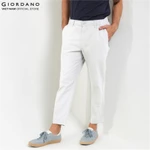 GIORDANO Quần Lửng Linen Nam 01125202 — ảnh 1