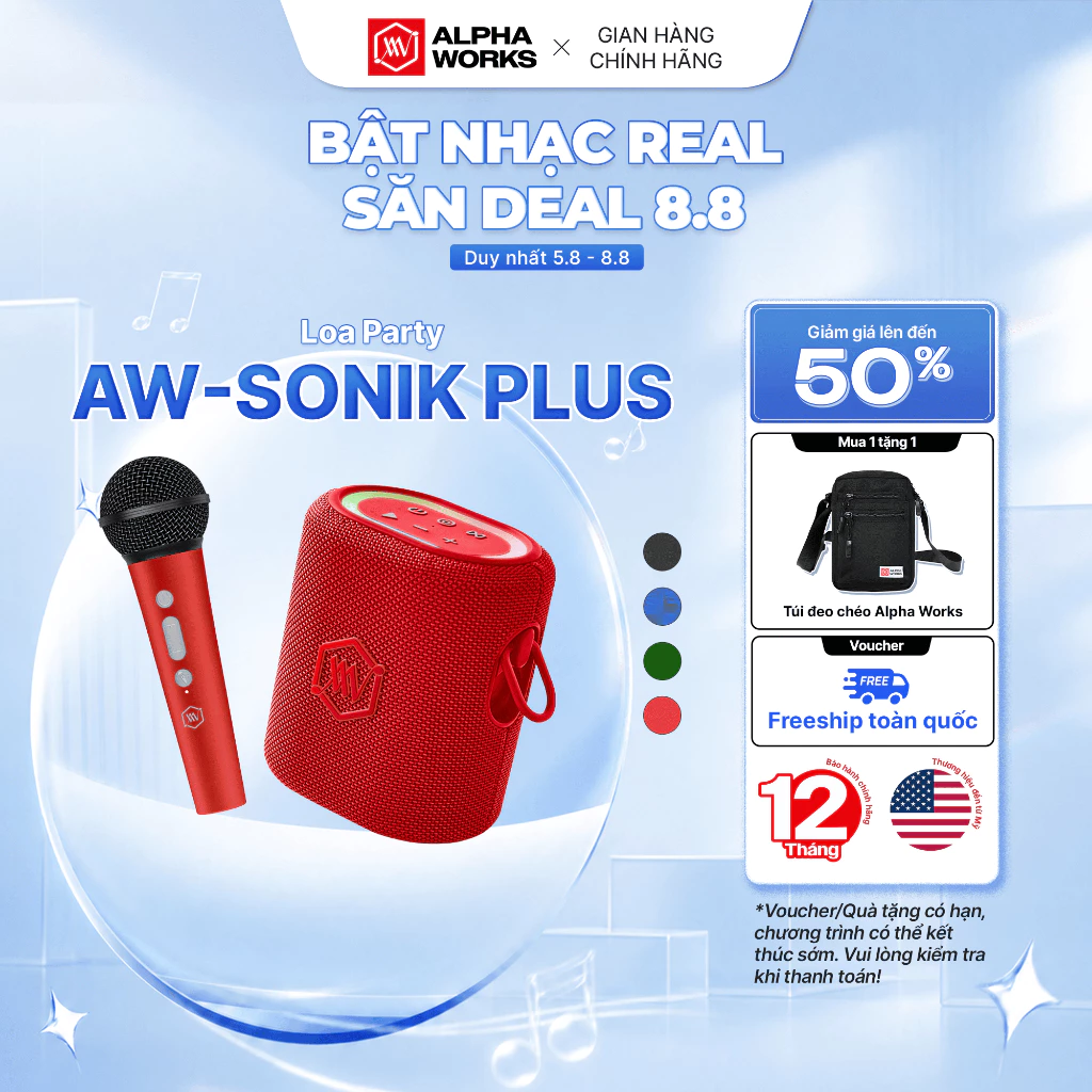 Alpha Works Sonik Plus kèm micro