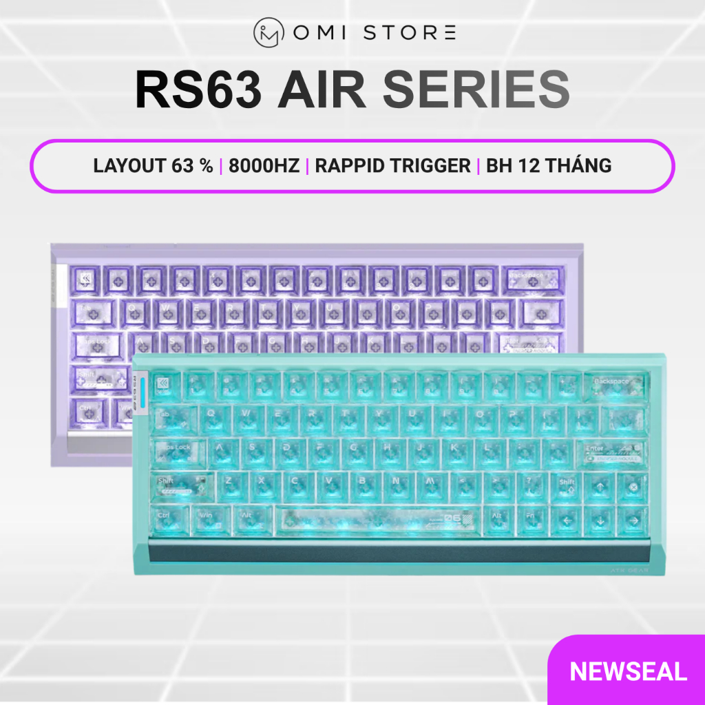 Bàn Phím Gaming Rapid Trigger ATK RS63 Air Esports / LAYOUT 63 % / Phím Rappid Trigger / NEWSEAL | BigBuy360 - bigbuy360.vn