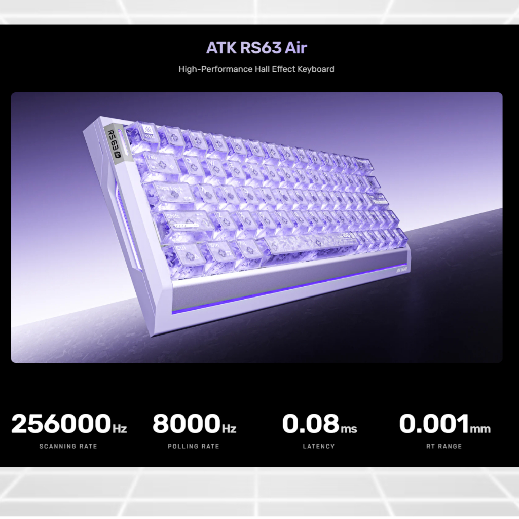 Bàn Phím Gaming Rapid Trigger ATK RS63 Air Esports / LAYOUT 63 % / Phím Rappid Trigger / NEWSEAL | BigBuy360 - bigbuy360.vn