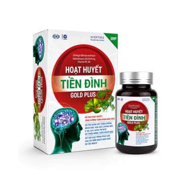 Chính Hãng Hoạt Huyết Tiền Đình Gold Plus Lô Mới Nhất Hỗ Tăng Cường Tuần Hoàn Máu Não Đau Đầu