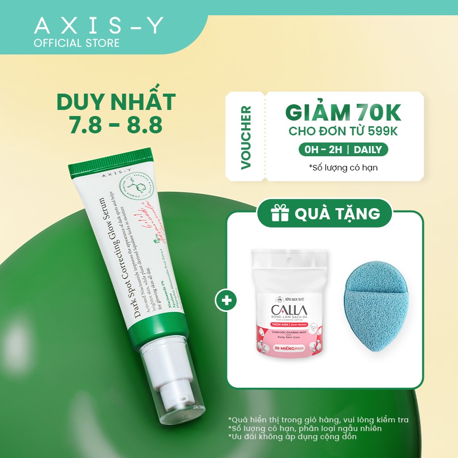 Tinh Chất Dưỡng Sáng & Giảm Thâm AXIS-Y Dark Spot Correcting Glow Serum 50ml