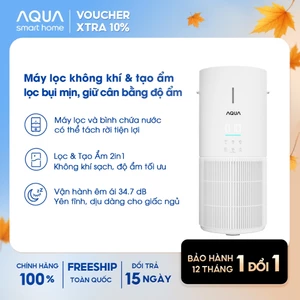 Máy lọc không khí & tạo ẩm AQUA KJ300F làm sạch không khí 36m2, lọc bụi mịn hiệu quả- BH 12 tháng
