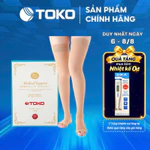 Vớ y khoa TOKO, vớ đùi, tất hỗ trợ suy giãn tĩnh mạch, thương hiệu Nhật Bản - 01 đôi — ảnh 1
