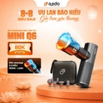 Máy massage mini cầm tay Cao Cấp Ajido MINI Q6 - Mát Xa Chuyên Sâu, Giảm Đau Nhức Cơ, Tích Hợp Đầu Massage Nóng & Lạnh — ảnh 1