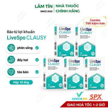 (Combo 5h ) Men vi sinh clausy cho bé giúp bé bé Tăng cường sức khỏe đường tiêu hóa