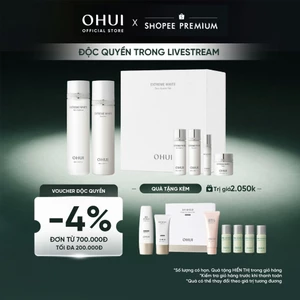[KOL x OHUI]Bộ 6 món dưỡng trắng chuyên sâu toàn diện cao cấp OHUI Extreme White 6pcs 330ml