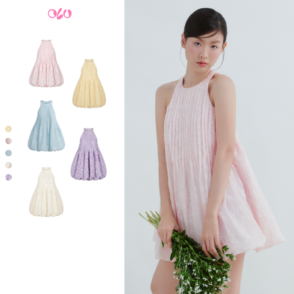 Đầm bí OLV dáng ngắn thiết kế không tay năng động Jiah Dress nhiều màu