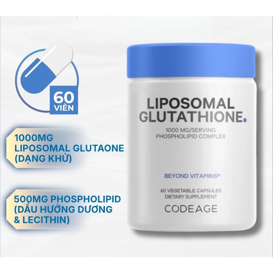 Glutathione 1000mg mỹ - Giá Tốt, Sale Tháng 08, Freeship 0Đ