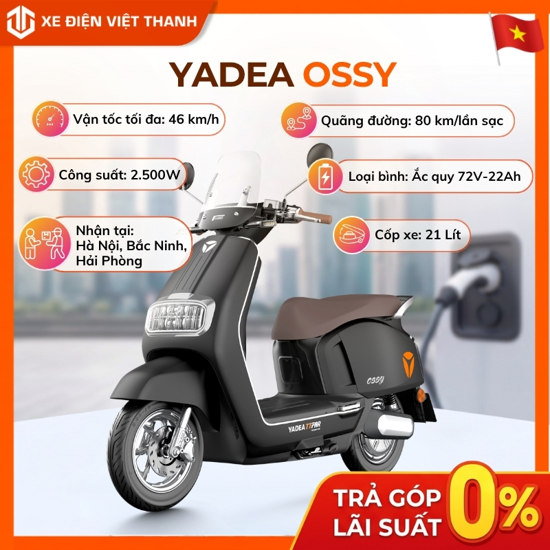 Xe Máy Điện Yadea Ossy Chính Hãng