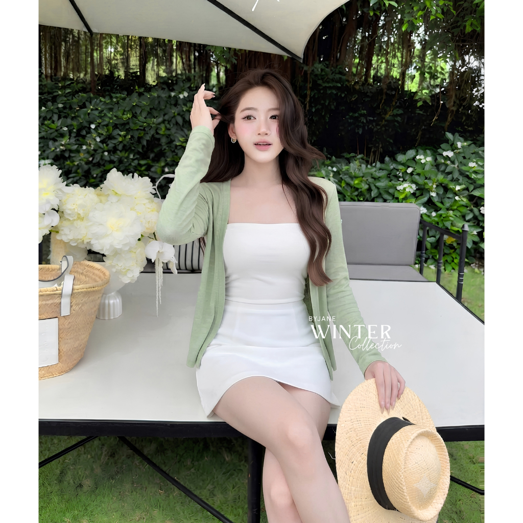 [MỞ BÁN] Áo Khoác Cardigan Nữ Basic Chất Thun Giấy Siêu Nhẹ Co Giãn Mềm Mịn Form Suông Phong Cách Hàn Quốc - 902 | BigBuy360 - bigbuy360.vn