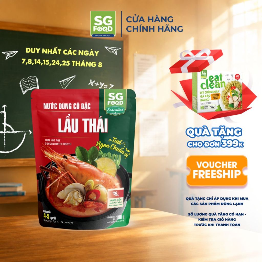 Nước dùng cô đặc Lẩu Thái SG Food 180gr