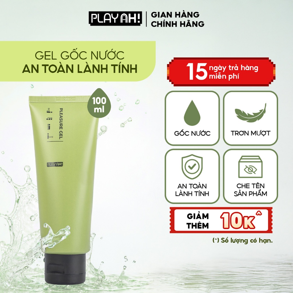Gel Bôi Trơn PlayAh Gốc Nước Pleasure Gel 100ml