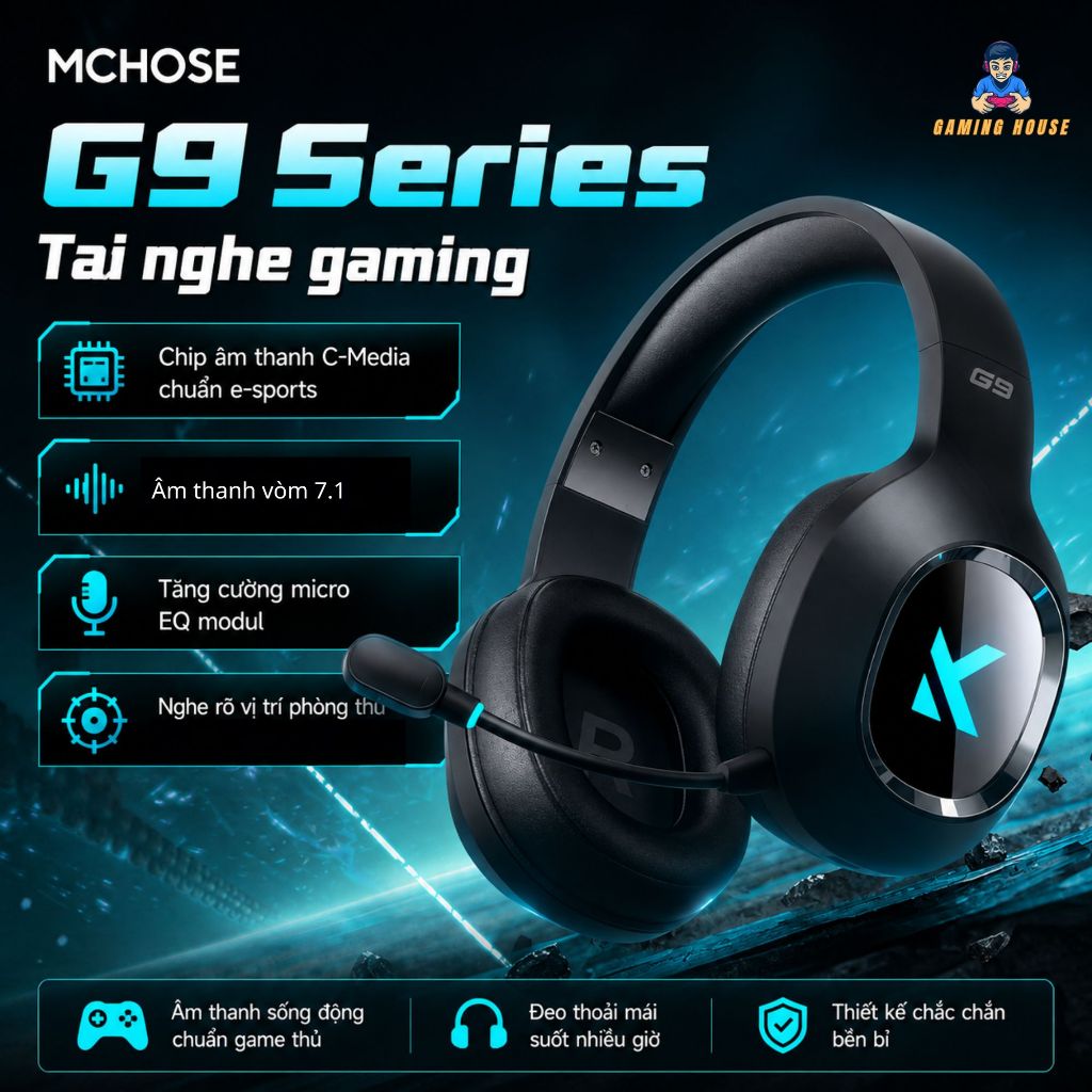 Tai nghe gaming Mchose G9 Series