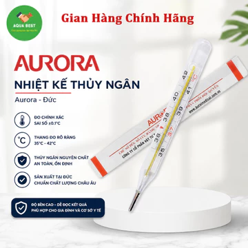 [Chính Hãng] Nhiệt kế thủy ngân Aurora - Đức / Nhiệt kế đo thân nhiệt