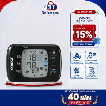 [HỎA TỐC HCM] Máy Đo Huyết Áp Cổ Tay Omron HEM-6232T Kết Nối Bluetooth, Theo Dõi Huyết Áp Thông Minh