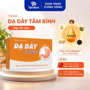 [Review tốt] Dạ dày Tâm Bình - Hỗ trợ giảm triệu chứng viêm loét dạ dày, đau thượng vị, bảo vệ niêm mạc dạ dày