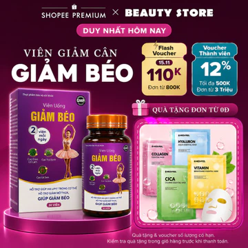 Viên Uống Giảm Cân Cao Trà Xanh Thảo Mộc Giảm Cân Thái Lan xổ mỡ đêm hỗ trợ chuyển hoá chất béo 30v