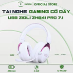 [HÀNG CHÍNH HÃNG] Kèm quà tặng lót chuột Tai Nghe Gaming Có Dây USB ZIDLI ZH841 Pro 7.1 | Âm Thanh Vòm, Mic Khử Ồn. — ảnh 1