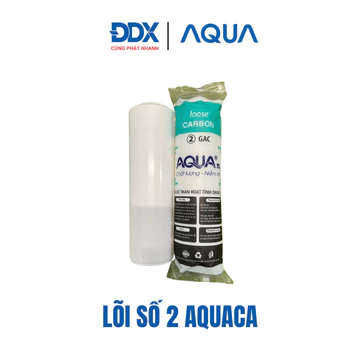 Lõi lọc OCB 10" Aqua | Lõi than hoạt tính số 2 aqua khử Clo, khử mùi, cải thiện chất lượng nước