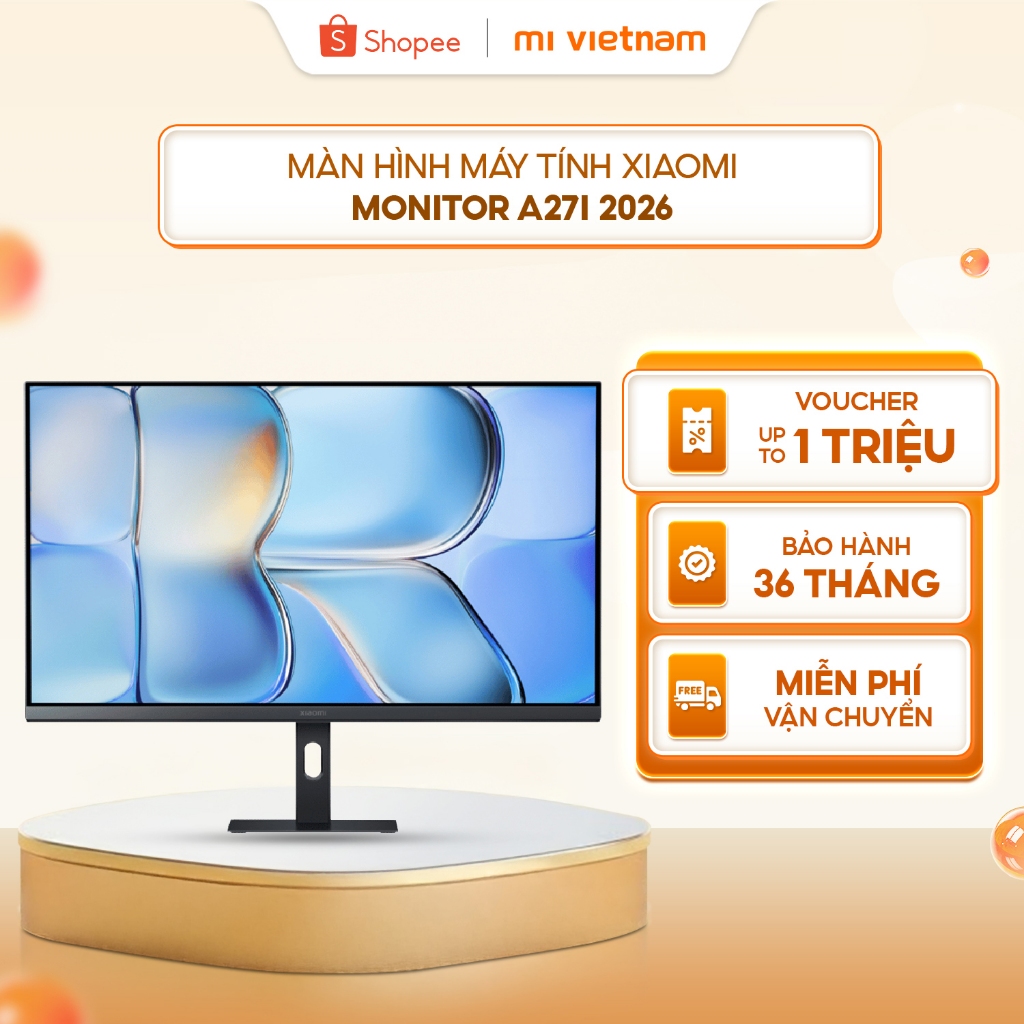 Màn hình máy tính Xiaomi Monitor A27i 2026 - IPS, FHD 1080p - Tần số quét cao 144Hz - ∆E<1 - Chính hãng | BigBuy360 - bigbuy360.vn