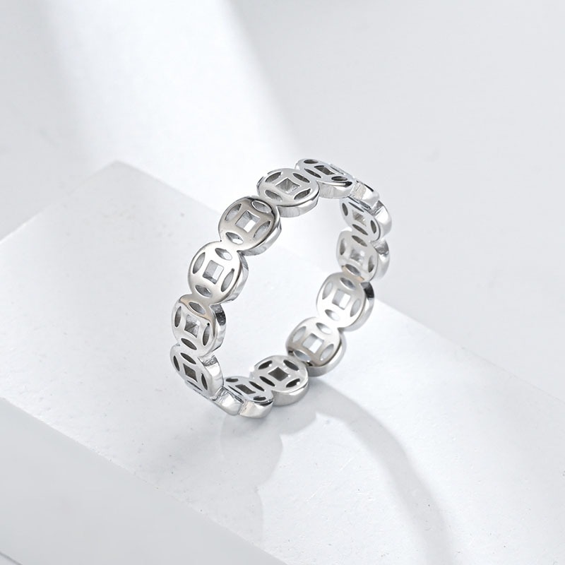 Titanium Steel Feng Shui Ring by Bon_Accessories
