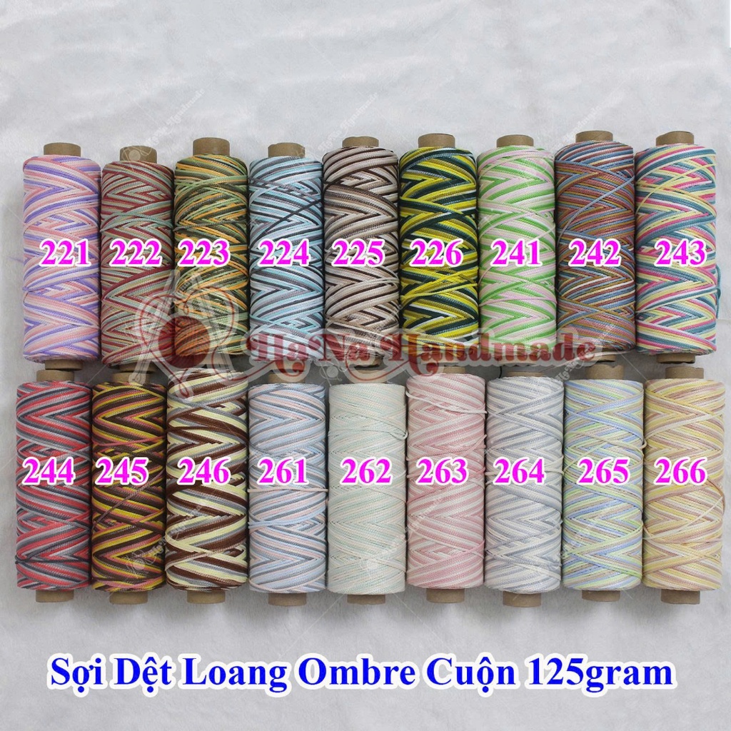 Sợi Dệt loang ombre