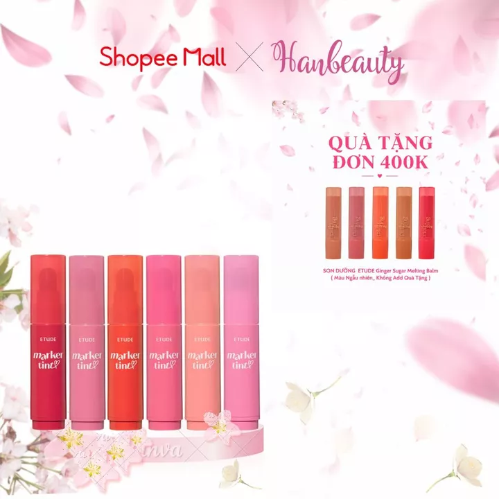 Son Tint Căng Mọng Môi ETUDE Dear Darling Marker Tint