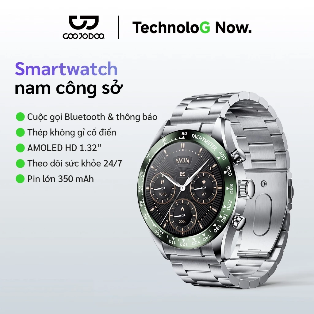 Đồng hồ GOOJODOQ vỏ thép