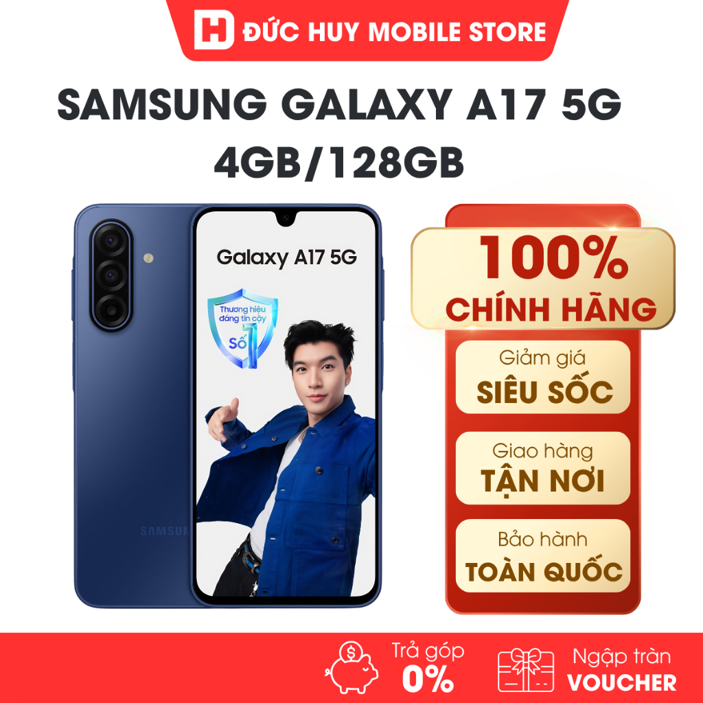 Điện Thoại Samsung Galaxy A17 5G 4GB/128GB Chính Hãng | BigBuy360 - bigbuy360.vn