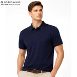 GIORDANO Áo Thun Nam Trơn Có Cổ Lycra Polo 01016245 — ảnh 4