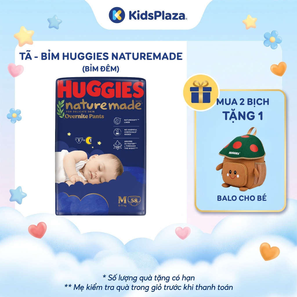 Tã/bỉm Quần Molfix Ban Đêm Sweet Dreams Hỗ Trợ Chống Tràn Hiệu Quả Cỡ M46/L40/XL34/XXL30