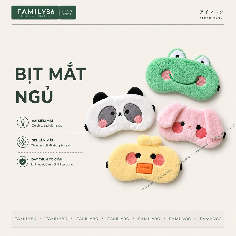 Đồ Bịt Mắt Ngủ, Bịt Mắt Ngủ Có Gel Làm Mát Cho Bé Gái Cute Anime - Bịch Bịp Mặt Nạ Ngủ Che Mắt | BigBuy360 - bigbuy360.vn