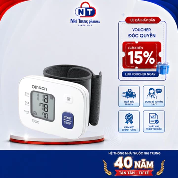 [HỎA TỐC HCM] Máy Đo Huyết Áp Cổ Tay OMRON HEM-6161