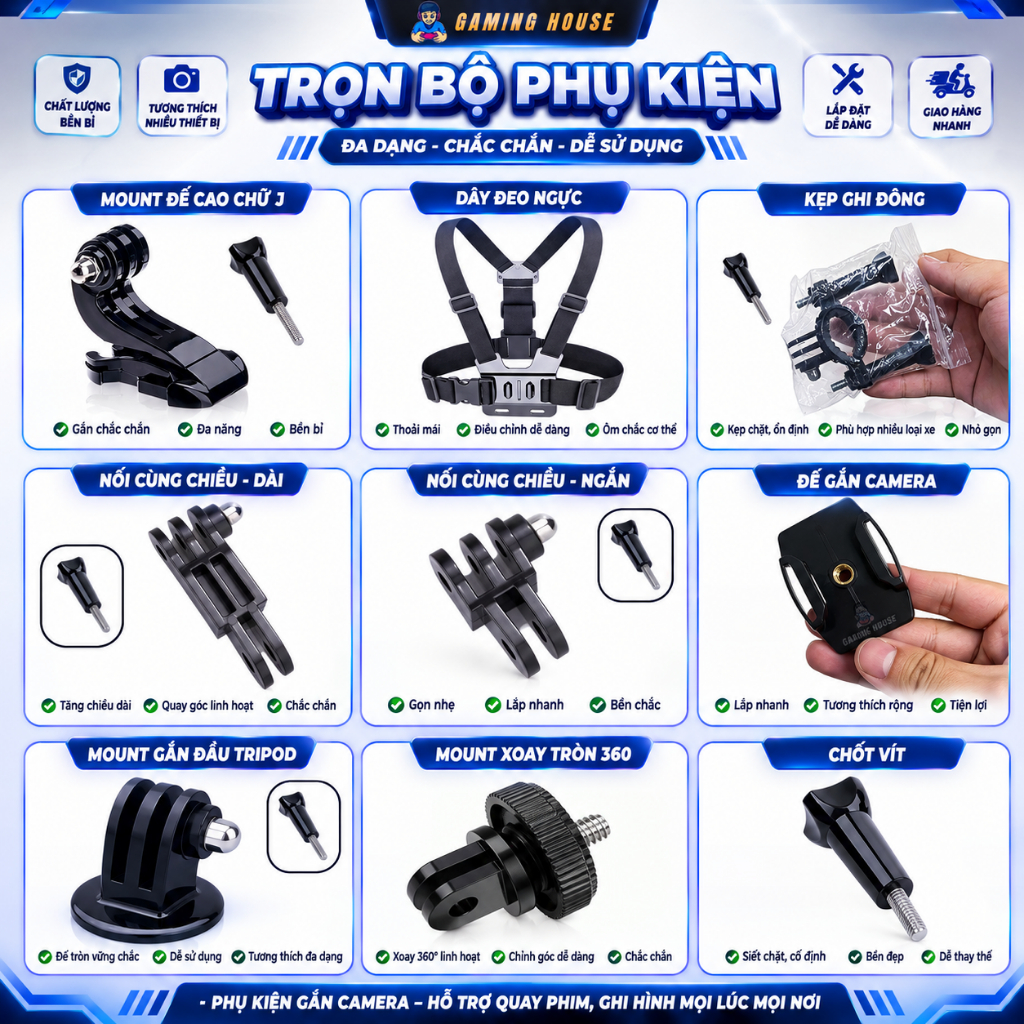 Phụ kiện action camera