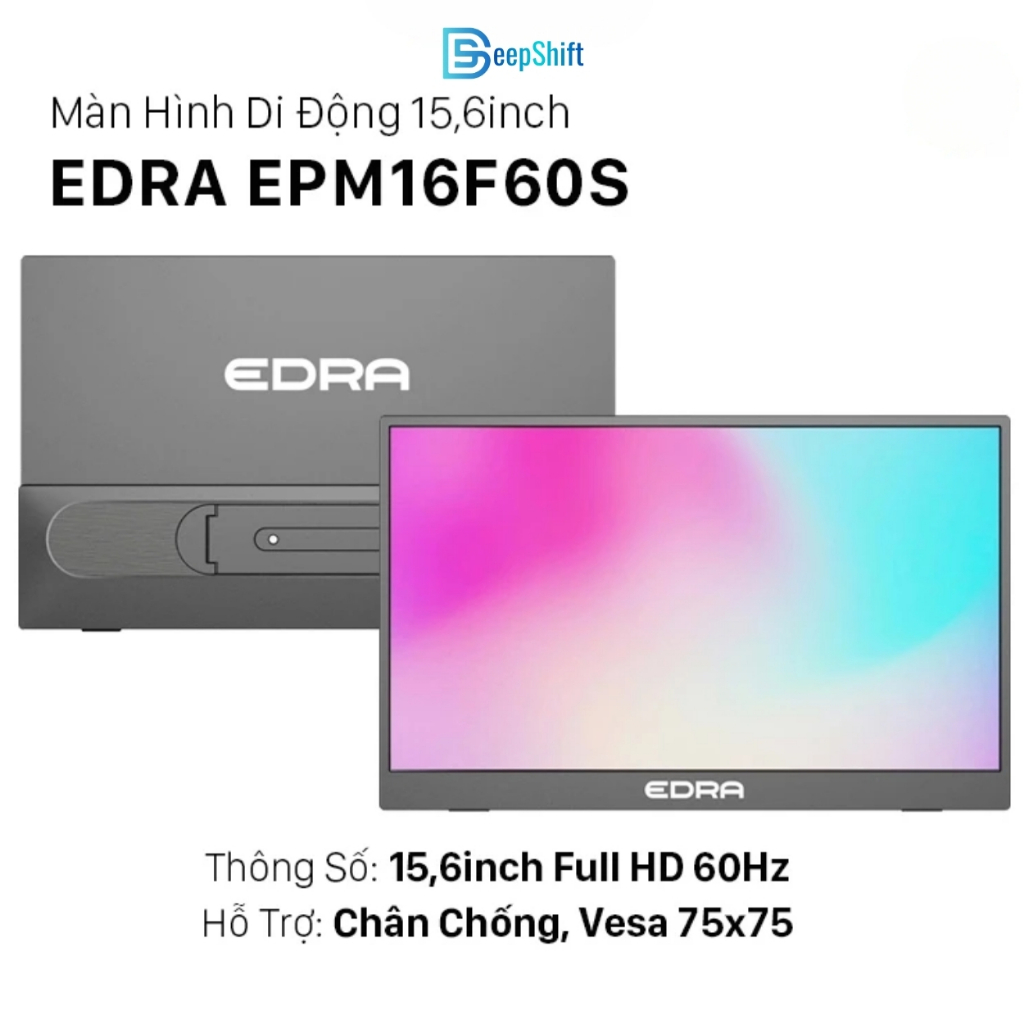 Màn Hình Di Động EDRA EPM16F60S 15.6 Inch FHD IPS 60Hz HDR10 | BigBuy360 - bigbuy360.vn