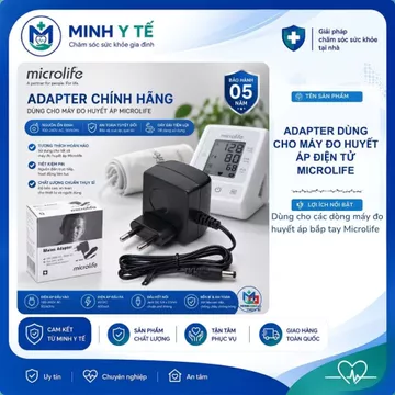 Bộ Chuyển Đổi Nguồn Adaptor Dùng Cho Máy Đo Huyết Áp Bắp Tay Microlife