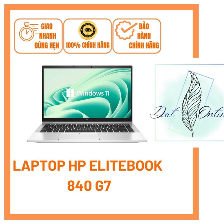 Laptop HP EliteBook 840 G7 i5 Gen 10 RAM 8GB SSD 256GB 14" FHD Hàng Cũ BH 1 Tháng\