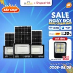 Đèn Pha Năng Lượng Mặt Trời TP SOLAR Công Suất 200W, 300W, 600W Chiếu Sáng 100-300m2, Vỏ Hợp Kim Nhôm, Sáng Xuyên Đêm — ảnh 1