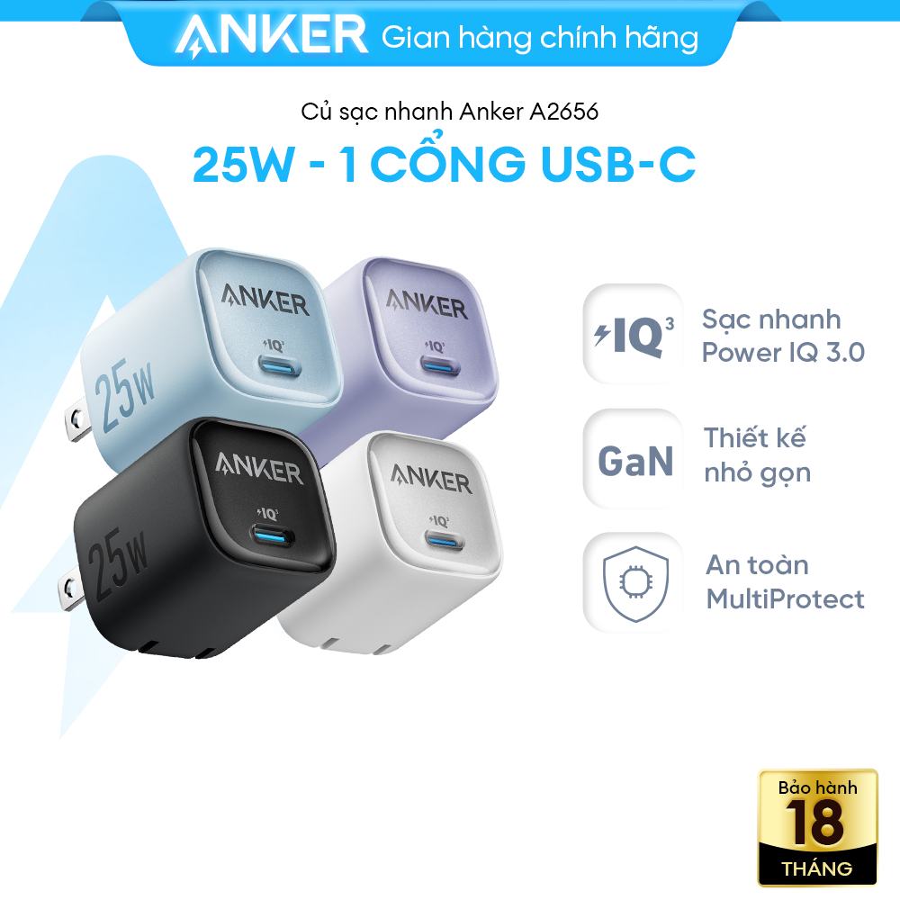 Củ sạc Anker 25W A2656
