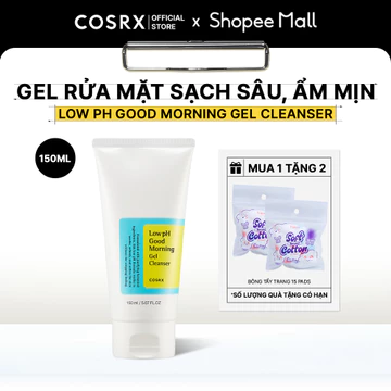 [Live] COSRX Sữa rửa mặt Low pH Good Morning Gel Cleanser 150ml