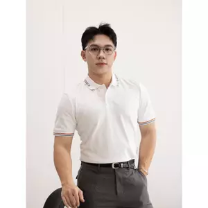 Áo polo nam Ben & Tod R1300 BE241 cotton hoạ tiết thoáng mát đứng form nam tính