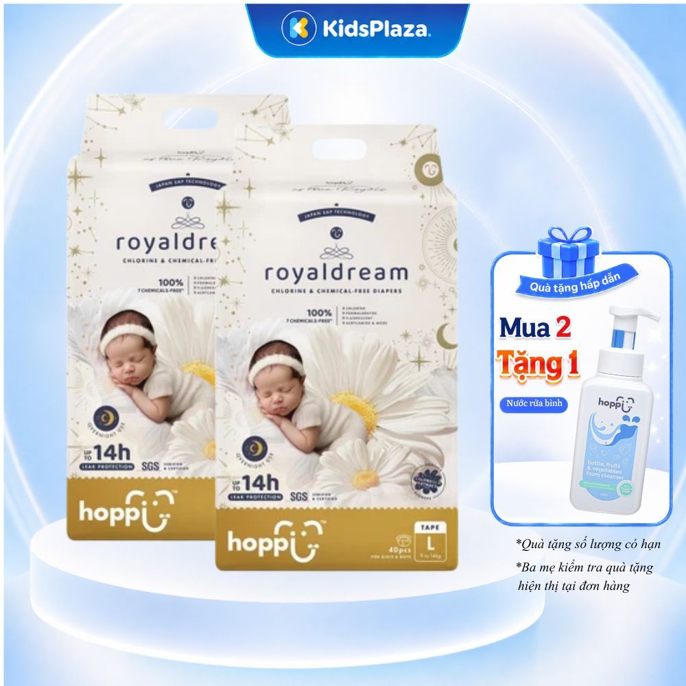 [M2] Bỉm – Tã Hoppi ROYALDREAM cao cấp đầy đủ size cho bé - chính hãng Kids Plaza