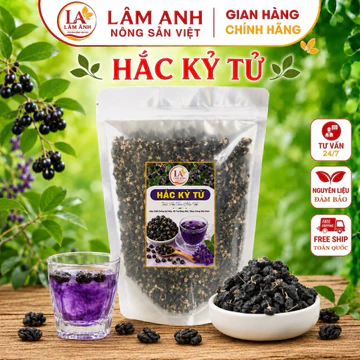 100G Hắc Kỷ Tử Tây Tạng (Kỷ Tử Đen) Sấy Khô Quả To Loại 1, Sáng Mắt Đẹp Da, Ngăn Ngừa Lão Hóa, Pha Trà Detox Thơm Ngon