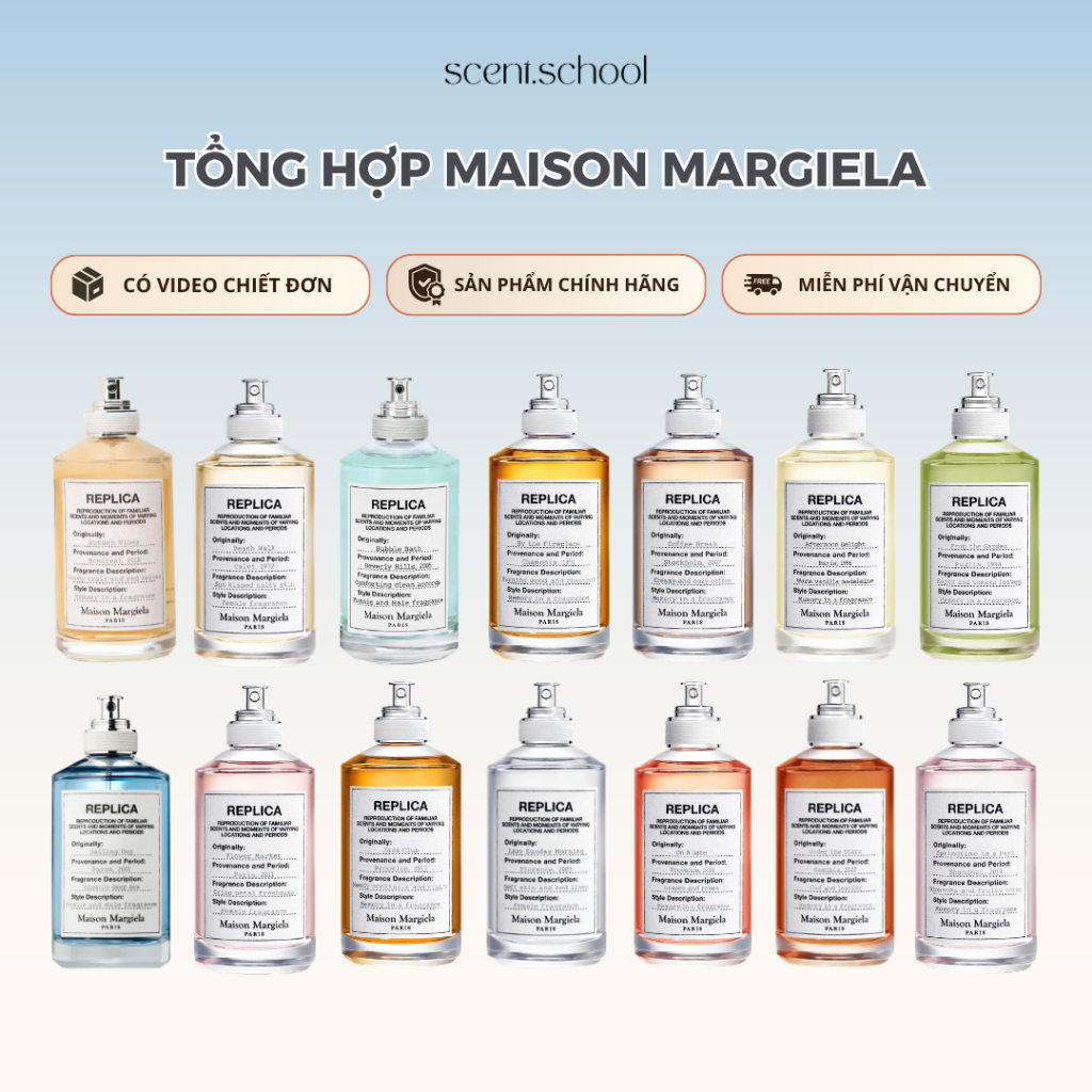 Tổng hợp 10ml Nước Hoa Replica | Nước Hoa Unisex | Nước Hoa Chính Hãng | Scent.school Perfume