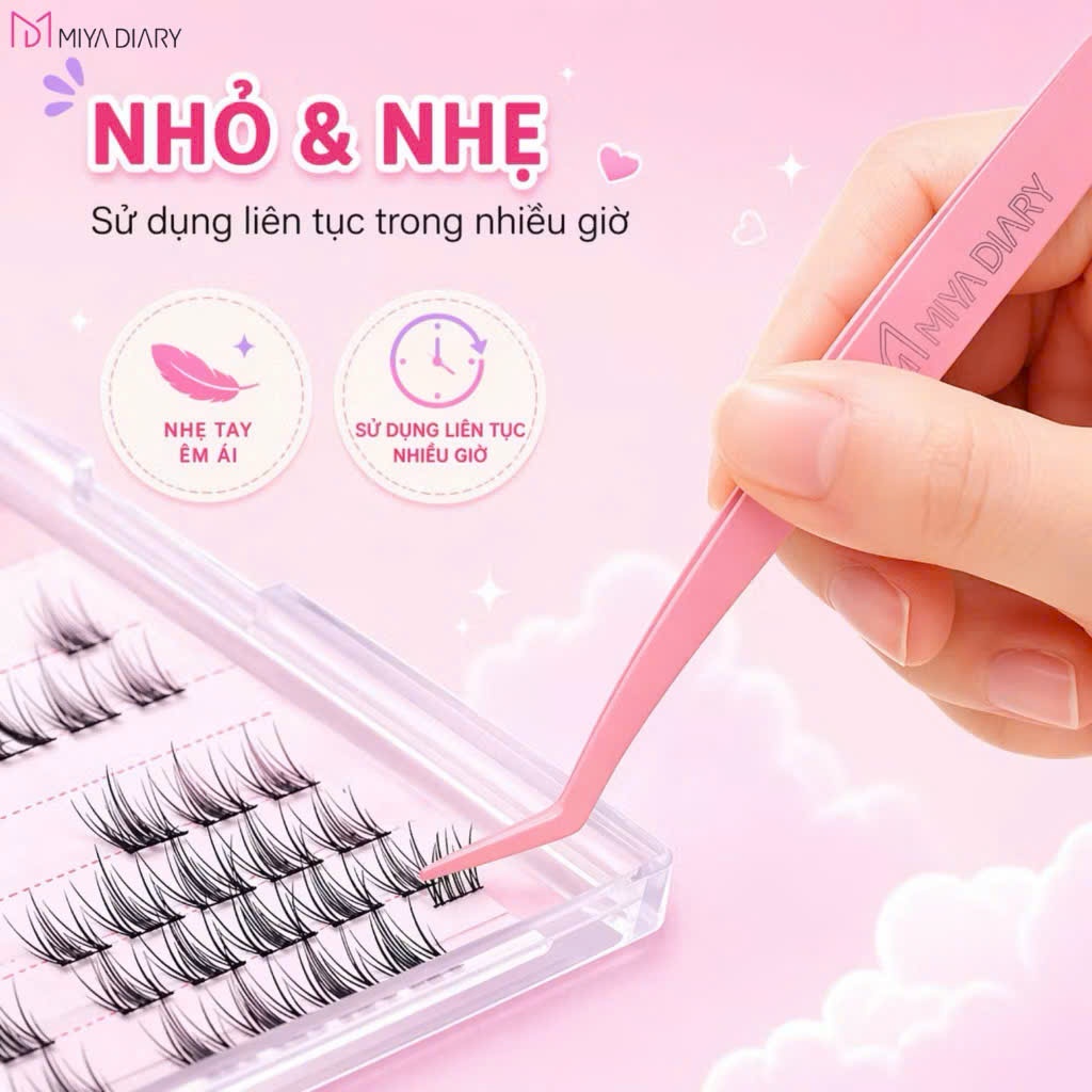 MIYA DIARY Nhíp Gắn Mi Chống Dính – Hạn Chế Dính Keo, Dễ Gắp Mi, Màu Ngẫu Nhiên | Minihouse | BigBuy360 - bigbuy360.vn